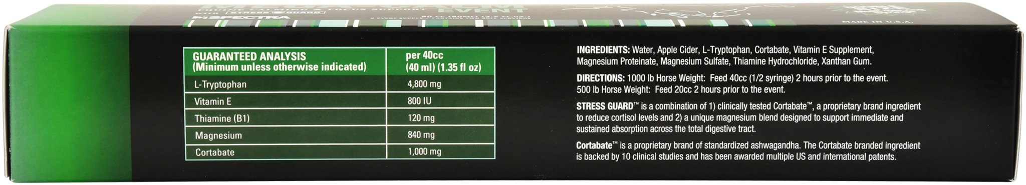 Mega - Calm Event 2 - Dose Syringe, 80 CC - Jeffers - Animal Health & Wellness > Vitamins & Supplements