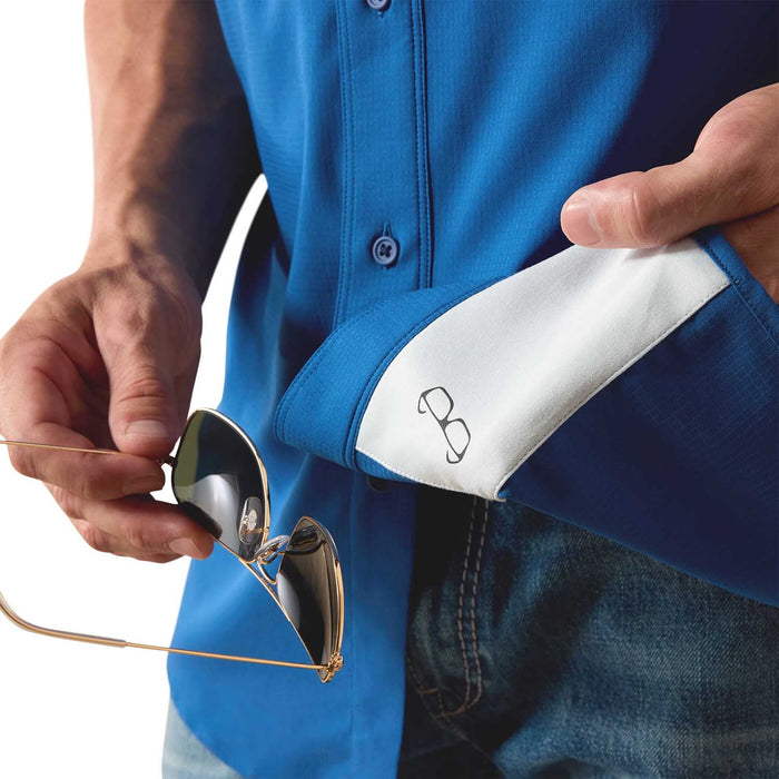 Men's VentTEK Classic Fit Short Sleeve Shirt - AI9GD - Blue - Small - 1 ct - 4