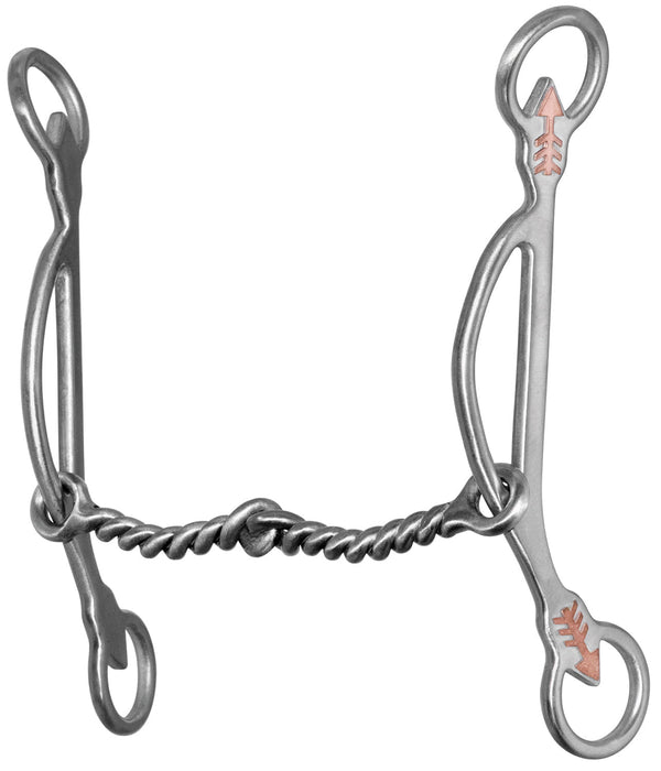 Metalab Emilie Veillette Winner Twisted Gag Bit - Jeffers - Horse Supplies > Horse Tack > Bridle Bits