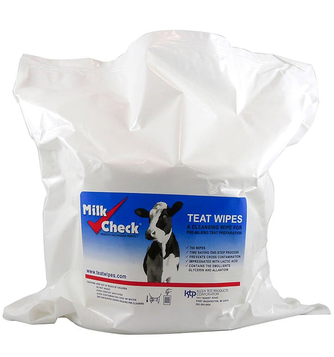 Milk Check Teat Wipes - Jeffers - Cattle Supplies > Cattle Supplies