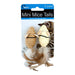 Mini Mice Cat Toys, 2 pk - KL235 - Assorted - 2" - 2pk - 1