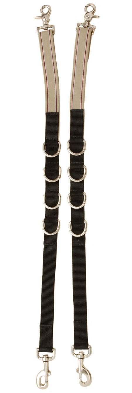 Miniature Adjustable Web Side Reins, Brown - Jeffers - Horse Supplies > Horse Tack > Reins