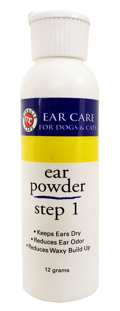 Miracle Care R - 7 Ear Powder for Dogs and Cats, Step 1 - Jeffers - Animal Health & Wellness > Ear Care