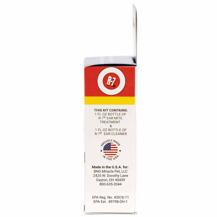 Miracle Care R - 7M Ear Mite Treatment Kit for Cats, 1 oz - 006MC-424268 - 2