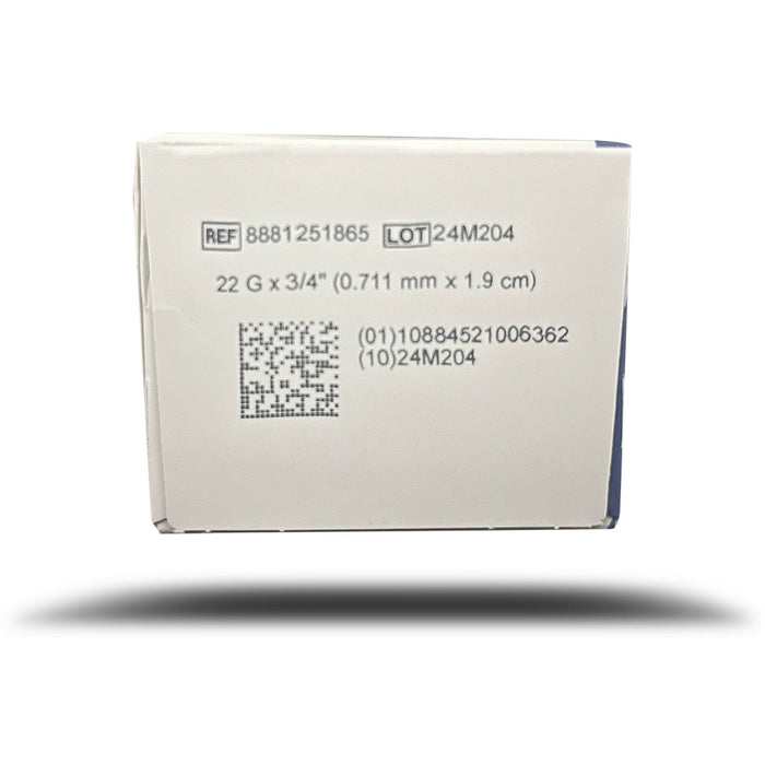 Monoject Needle, Polypropylene Hub, 100 Count - 01102MON-22X3-4 - 22G x 3/4" - 13