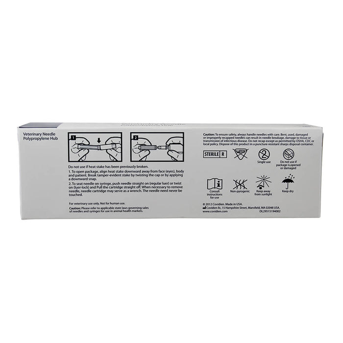 Monoject Needle, Polypropylene Hub, 22 g x 3/4' - Jeffers - Animal Health & Wellness > Medical Supplies