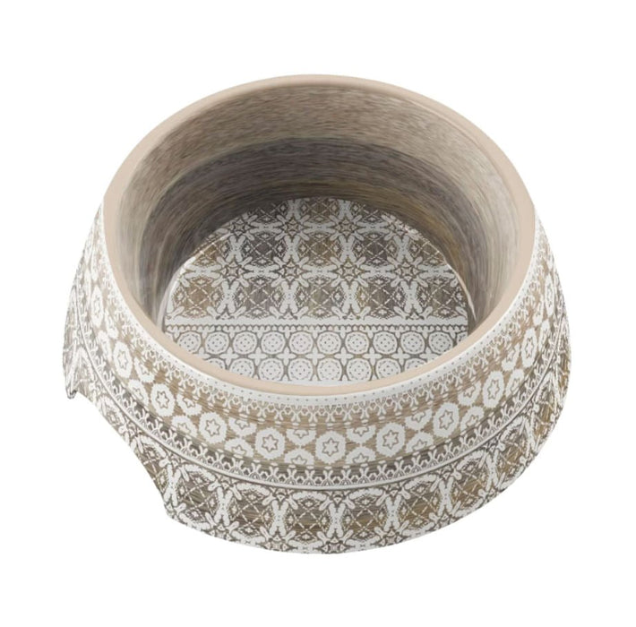 Moroccan Wood Double Wall Bowl - Jeffers - Animal & Pet Supplies > Pet Bowls, Feeders & Waterers