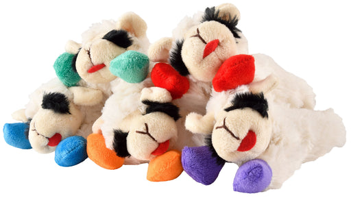 6" Lamb Chop Dog Toy w/Colorful Hooves, (Assorted) each -   