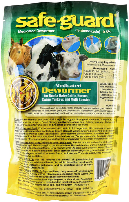 Safe-Guard Multi-Species Dewormer, Pellets - 1 lb Safe-Guard Multi-Species Pellets  