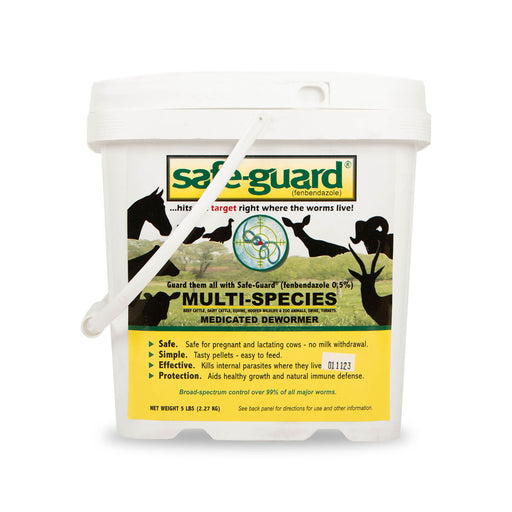 Safe-Guard Multi-Species Dewormer, Pellets, 5 lbs - 5lb 102 