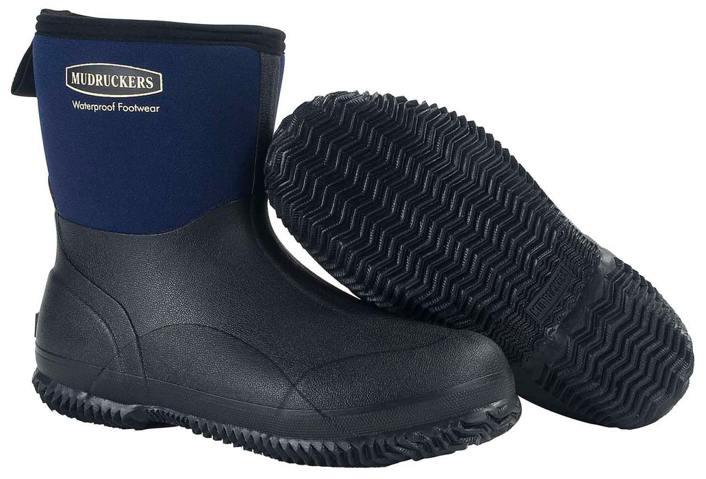 Mudruckers Waterproof Mid Boots, Navy - Jeffers - Women > Boys > Shoes, Boots