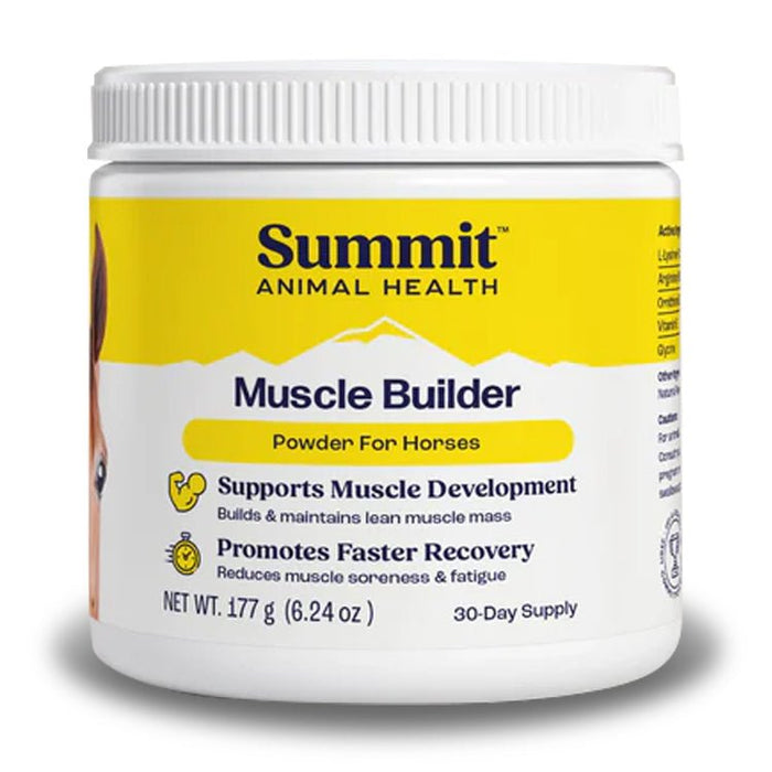 Muscle Builder Supplement Powder for Horses - SHAF - 30 Day - 6.24 oz - 1