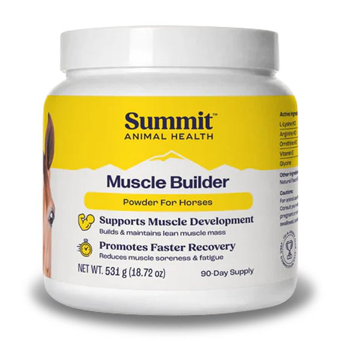 Muscle Builder Supplement Powder for Horses - SHAG - 90 Day supply - 18.72 oz - 2