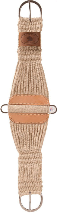 Mustang 100% Mohair Lonestar Roper Cinch, Natural - Jeffers - Horse Supplies > Horse Tack > Cinches