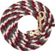 Mustang Colorful Poly Lead Rope with Bolt Snap - Jeffers - Horse Supplies > Horse Tack > Horse Halters