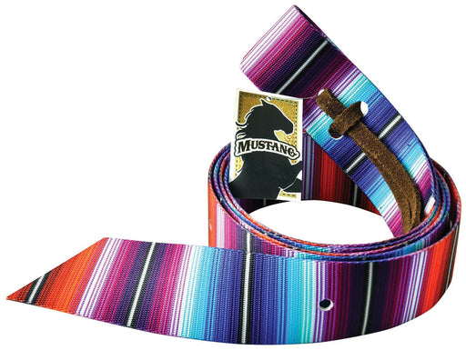 Mustang Fashion Print Nylon Tie Strap, 6' - Jeffers - Horse Supplies > Horse Tack > Cinches