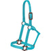 Mustang Nylon Halter with Antique Dot Hardware for Horses - 1212AH - Aqua - Horse - 1 ct - 7