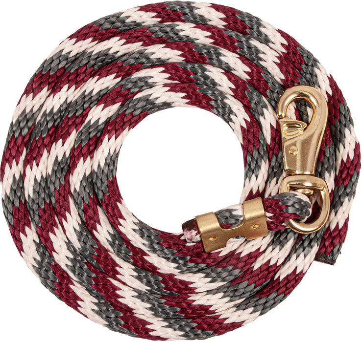 Mustang Poly Colorful Lead Rope, Bull Snap - Jeffers - Horse Supplies > Horse Tack > Horse Halters