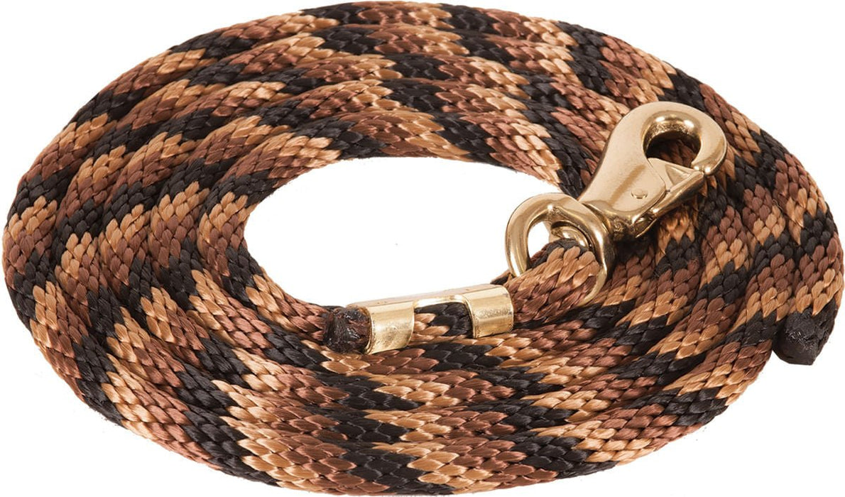 Mustang Poly Colorful Lead Rope, Bull Snap - Jeffers - Horse Supplies > Horse Tack > Horse Halters