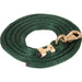 Mustang Solid Poly Lead Rope, Bull Snap - 121MX - Hunter Green - 8