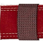 Mustang Western Pattern Print Nylon Off Billet with Keeper for Saddles, 40"L - 1211PD - Red & White Stripes - 1 ct - 8