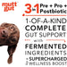 Mutt Gut 3 - in - 1 Pre + Pro + Postbiotic Supplement for Dogs - MTT02 - under 40lbs (90g) - 4