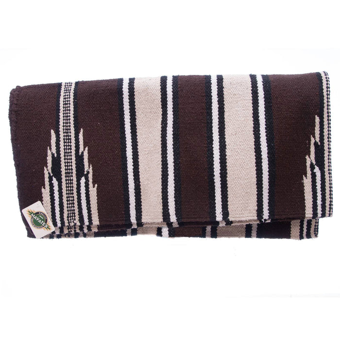 Ranger 2000 Mayatex Saddle Blanket, 30" x 60" - Chocolate/Sand/Black  