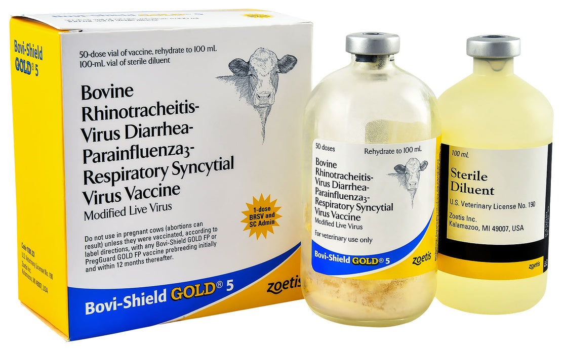 Bovi-Shield Gold 5 - 50 Dose Vial  