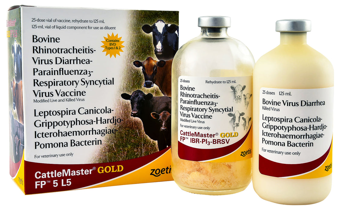 CattleMaster Gold FP 5 L5 - 25 Dose Vial  