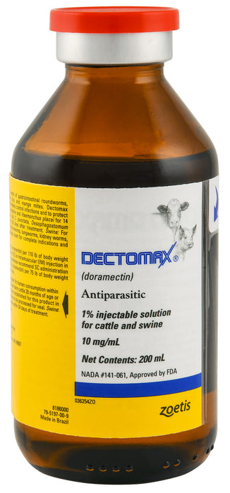 Dectomax Injectable Wormer - Dectomax Injectable Wormer, 200 mL  