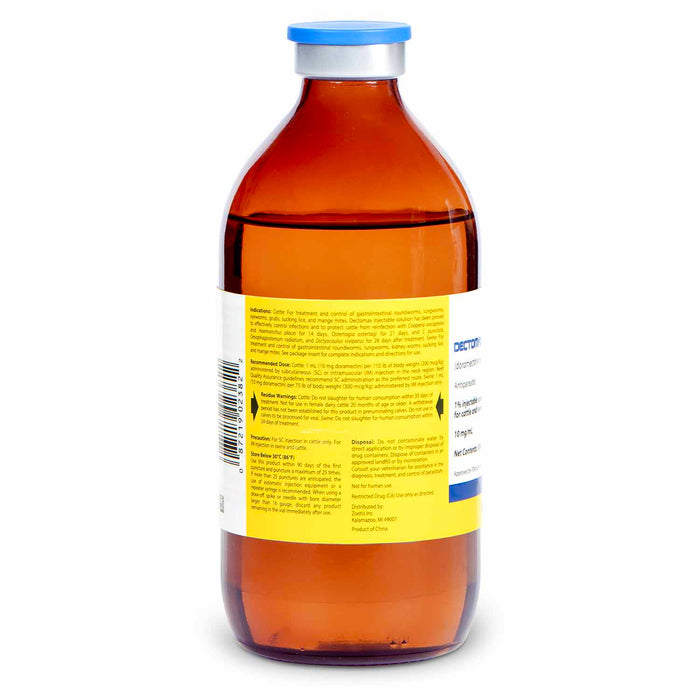 Dectomax Injectable Wormer - Dectomax Injectable Wormer, 500 mL  