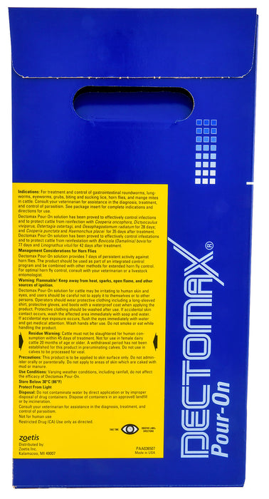 Dectomax Pour-On Cattle Wormer - Dectomax Pour-On Cattle Wormer, 1 L  