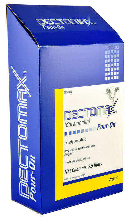 Dectomax Pour-On Cattle Wormer - Dectomax Pour-On Cattle Wormer, 2.5 L  