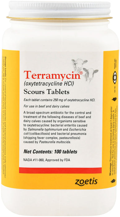 Terramycin Scour Tablets - Terramycin Scour Tablets, 100 ct  