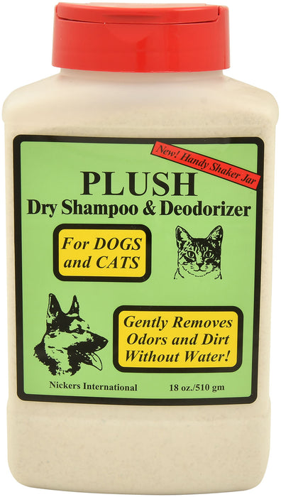 Plush Dry Shampoo & Deodorizer for Dogs & Cats -   