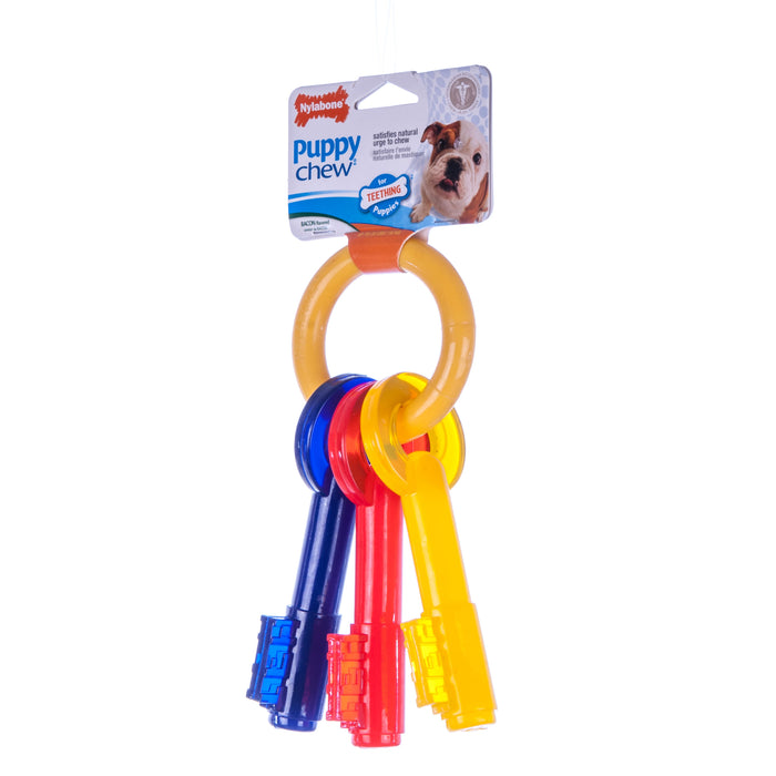 Nylabone Puppy Teething Keys - Small Puppy Teething Keys, (up to 25 lb)  