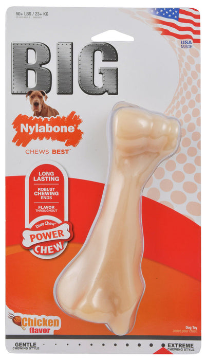 Nylabone Big Chews for Big Dogs - Big Chew Beef Bone  