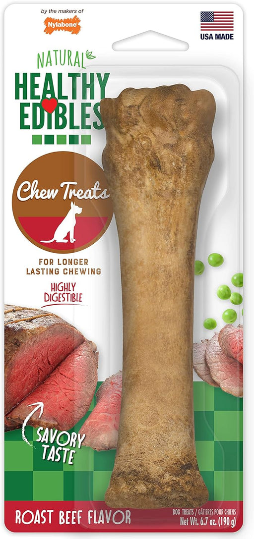 Nylabone Healthy Edibles, Souper (8") - Roast Beef  