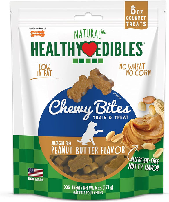 Healthy Edibles Natural Chewy Bites Train & Treat - Peanut Butter  