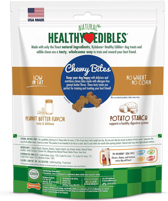 Healthy Edibles Natural Chewy Bites Train & Treat - Peanut Butter  