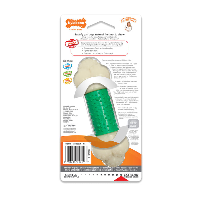 Nylabone Double Action Chew - Nylabone Double Action Chew, Regular (5"L)  