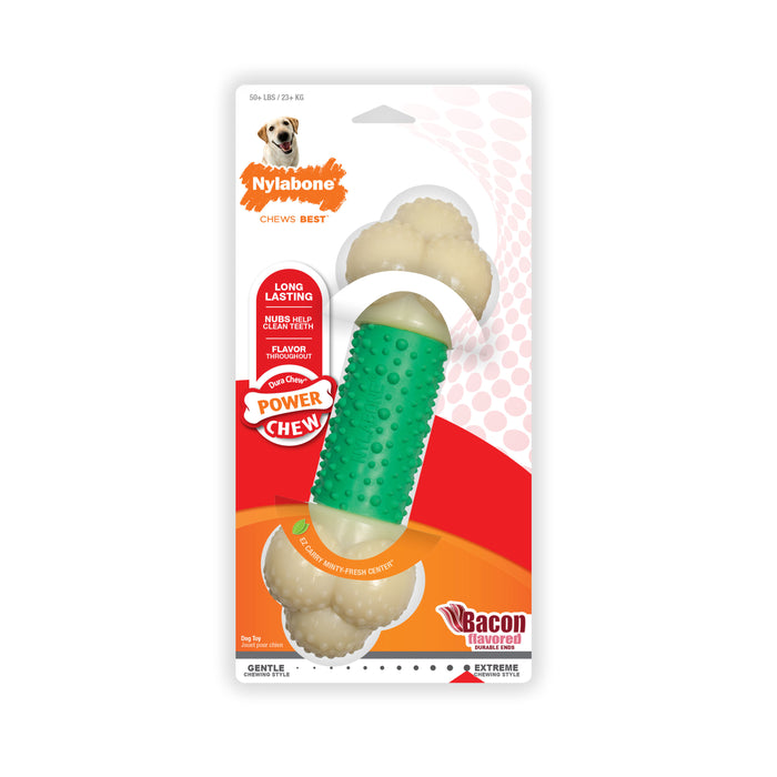 Nylabone Double Action Chew - Nylabone Double Action Chew, Souper (9"L)  