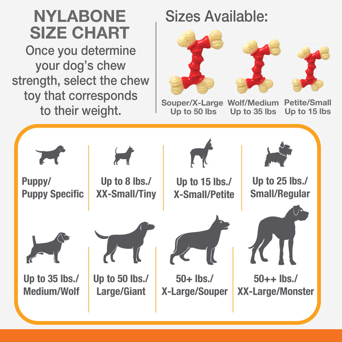 Nylabone Dura Chew Double Bone - Nylabone Dura Chew Double Bone, Petite  