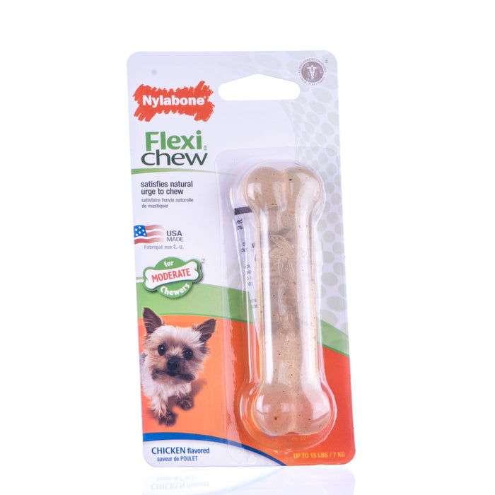 Nylabone Flexi Chew - Nylabone FlexiChew, Petite, Chicken Flavored  