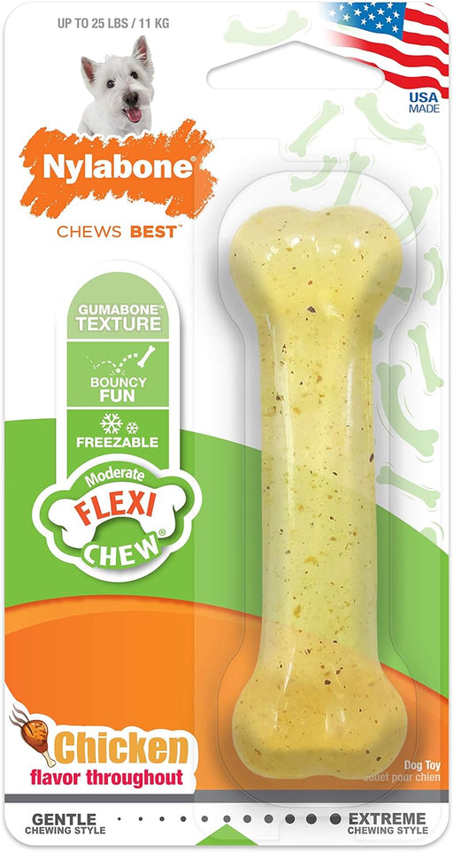 Nylabone Flexi Chew - Nylabone FlexiChew, Regular, Chicken Flavored  