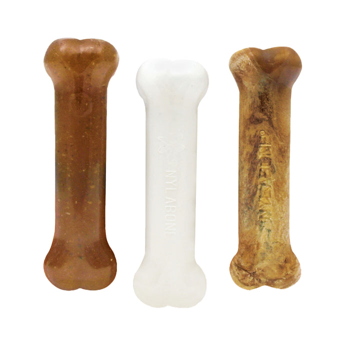 Nylabone Puppy Starter Kit, 3 pack -   