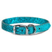 Native Leather Dog Collars - LY4C - Turquoise - 1"x 22" - 1