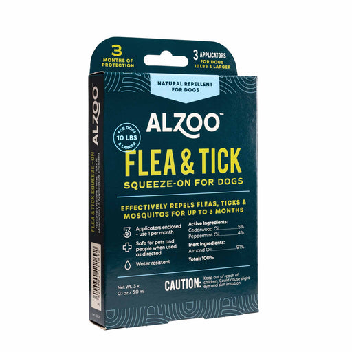 Natural Plant - Based Flea & Tick Squeeze - On Topical for Dogs - 7VWC - 3 pack (3 Month Supply) - 2