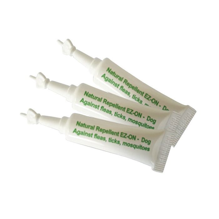 Natural Plant - Based Flea & Tick Squeeze - On Topical for Dogs - 7VWC - 3 pack (3 Month Supply) - 4