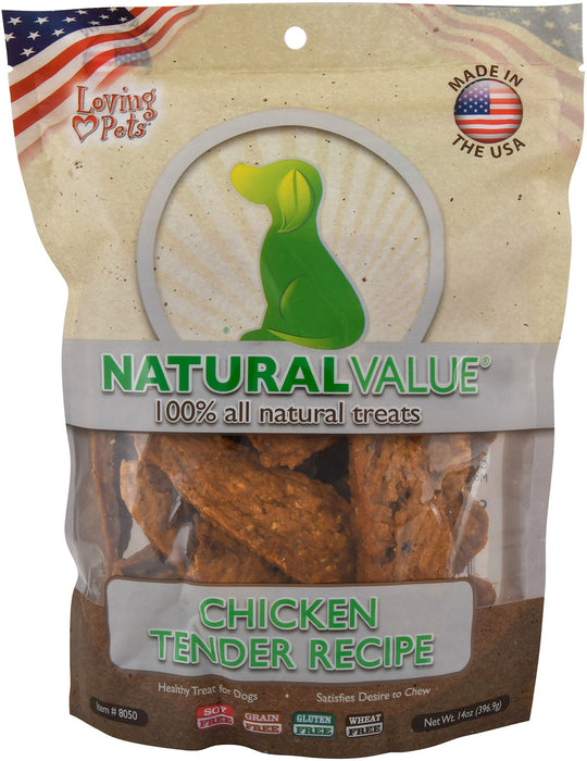 Natural Value Chicken Tenders, 14 oz - Jeffers - Dog Supplies > Dog Treats